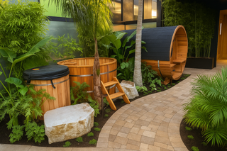 Tasman Saunas sauna, ice bath and hot tub range